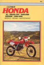 HONDA XL/XR250-350 1978-1989, XR200R 1984-1985