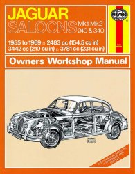 JAGUAR SALOONS MK1, MK2, 240 & 340 OWNERS WORKSHOP MANUAL