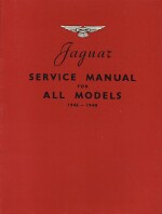 JAGUAR SERVICE MANUAL FOR ALL MODELS 1946-1948