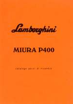 LAMBORGHINI MIURA P400 CATALOGO PEZZI DI RICAMBIO