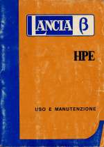 LANCIA BETA HPE USO E MANUTENZIONE (ORIGINALE)