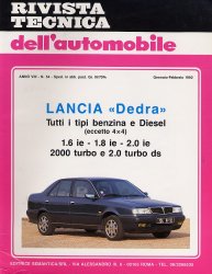 LANCIA DEDRA TUTTI I TIPI BENZINA E DIESEL (ECCETTO 4X4) 1.6 IE - 1.8 IE - 2.0 IE 2000 TURBO E 2.0 TURBO DS