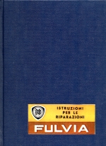 LANCIA FULVIA ISTRUZIONI PER LE RIPARAZIONI