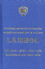 LANCIA LAMBDA (CATALOGO RICAMBI E ACCESSORI)