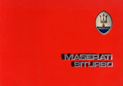 MASERATI BITURBO BEDIENUNG UND WARTUNG (ORIGINALE)