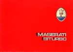 MASERATI BITURBO OWNER'S MANUAL