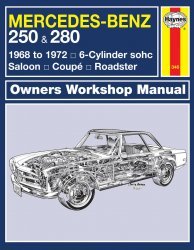 MERCEDES BENZ 250 & 280 1968 TO 1972 6-CILINDER SOHC SALOON COUPE ROADSTER