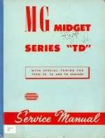 MG MIDGET SERIES "TD" SERVICE MANUAL