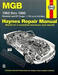 MGB 1962 THRU 1980 HAYNES REPAIR MANUAL (66010)