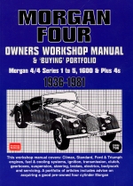 MORGAN FOUR 1936-1981 OWNERS WORKSHOP MANUAL & BUYING PORTFOLIO