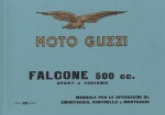 MOTO GUZZI FALCONE 500 SPORT E TURISMO MANUALE