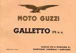 MOTO GUZZI GALLETTO 175 CC MANUALE