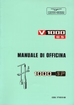 MOTO GUZZI V 1000 G5 MANUALE DI OFFICINA 1000 SP  (ITALIANO)