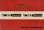 MOTO GUZZI V35 IMOLA V50 MONZA NOTICE D'ENTRETIEN