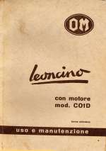 OM LEONCINO USO E MANUTENZIONE (ORIGINALE)