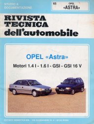 OPEL ASTRA MOTORI 1.4 I - 1.6 I - GSI - GSI 16 V