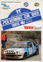 RALLY INTERNAZIONALE AUTOMOBILE CLUB VARESE TROFEO CREDITO VARESINO 11^