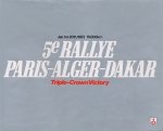 RALLYE PARIS ALGER DAKAR 5E