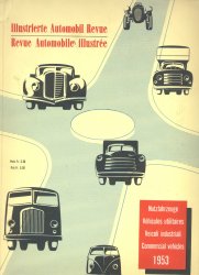 REVUE AUTOMOBILE ILLUSTREE VEHICULES UTILITAIRES 1953