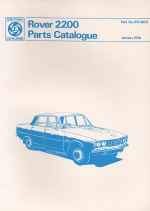 ROVER 2200 PARTS CATALOGUE