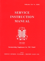 TRIUMPH TR2 & TR3 SERVICE INSTRUCTION MANUAL