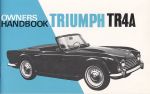 TRIUMPH TR4A OWNERS HANDBOOK