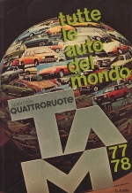 TUTTE LE AUTO DEL MONDO 1977-1978 - QUATTRORUOTE