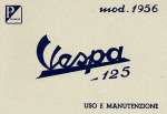VESPA 125 MOD. 1956 (USO E MAN.)