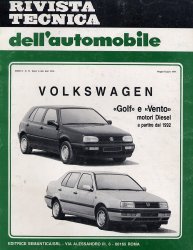 VOLKSWAGEN GOLF E VENTO MOTORI DIESEL A PARTIRE DAL 1992