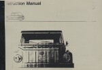 VW 181 INSTRUCTION MANUAL