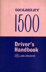 WOLSELEY 1500 DRIVER'S HANDBOOK