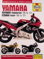 YAMAHA YZF600R THUNDERCAT 96 TO 01 - FZS600 FAZER 98 TO 01  (3702)